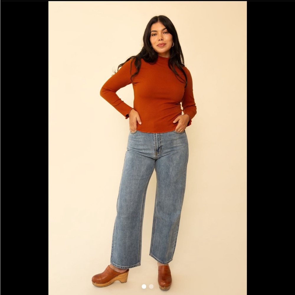 Whimsy + Row Flora Pant in Light Denim